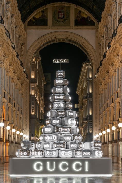 gucci christmas tree milan|A Look at the Gucci Christmas Tree in Milan, Which Is Not a Tree .